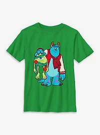 Disney Pixar Monsters University Sully And Mike Christmas Youth T-Shirt