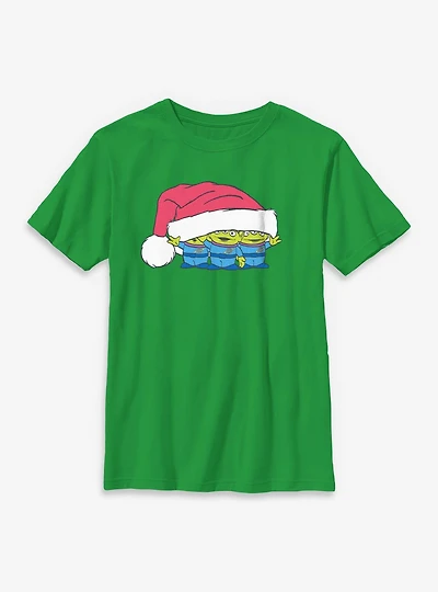 Disney Pixar Toy Story Aliens Christmas Hat Youth T-Shirt