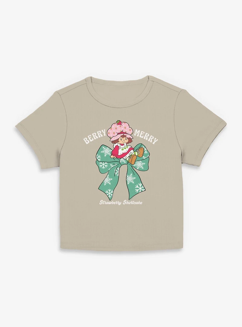 Strawberry Shortcake Berry Merry Bow Women Baby T-Shirt