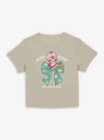 Strawberry Shortcake Berry Merry Bow Women Baby T-Shirt