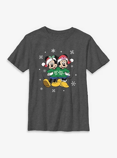 Disney Mickey Mouse & Minnie Nice And Naughty Youth T-Shirt