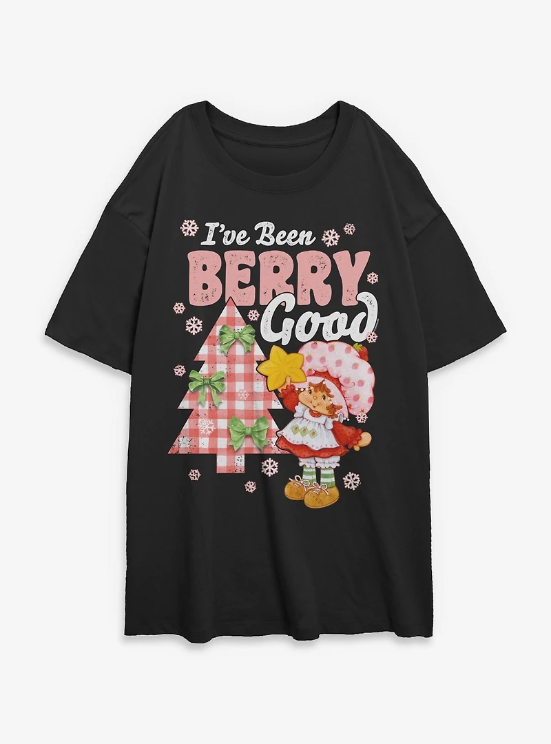 Strawberry Shortcake I've Been Berry Good Womens Oversized T-Shirt