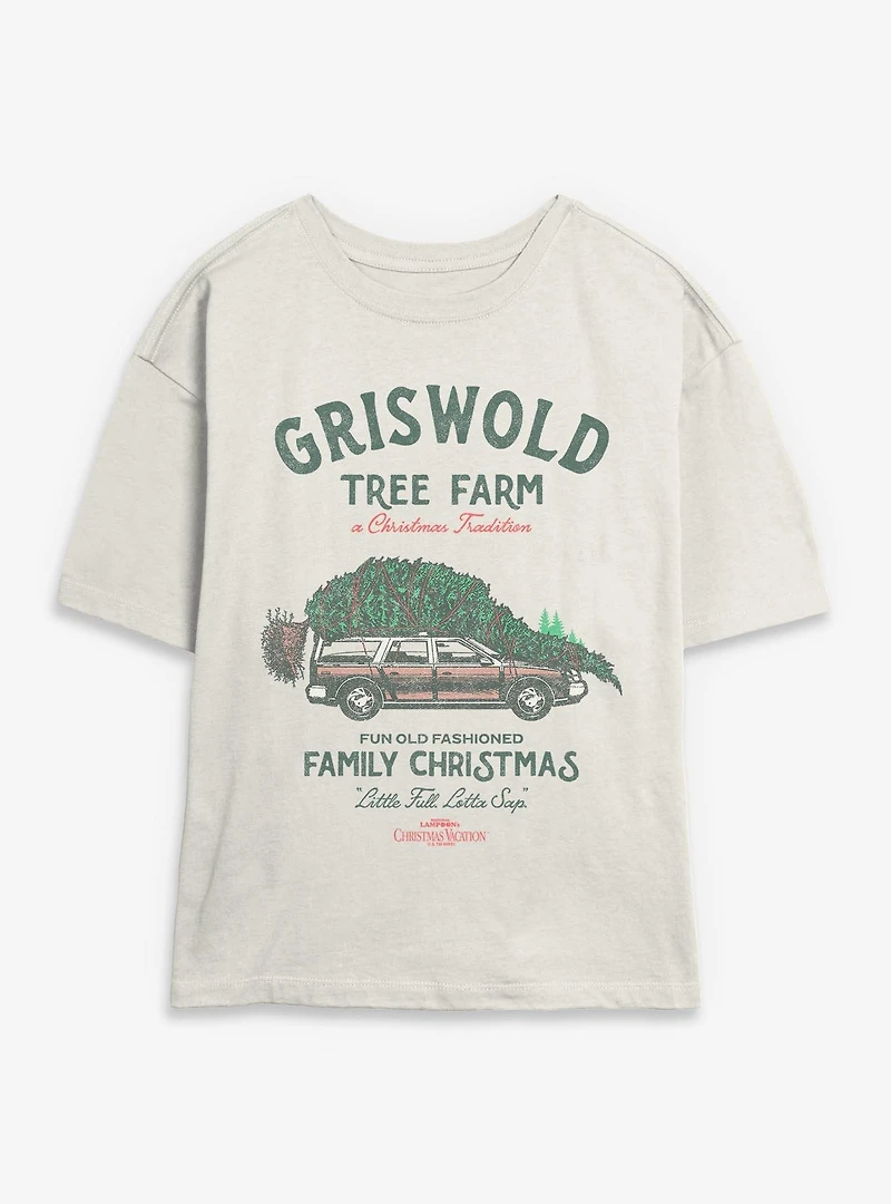 National Lampoon's Christmas Vacation Griswold Holiday Womens Skimmer T-Shirt