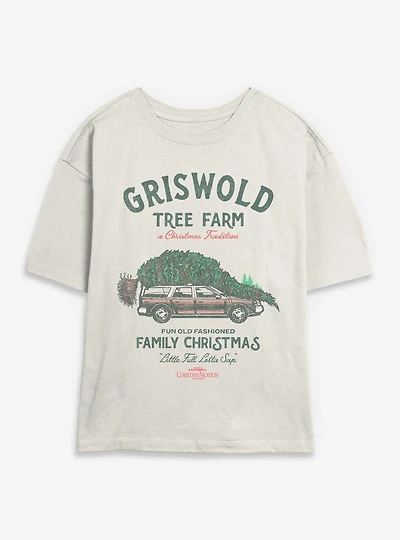 National Lampoon's Christmas Vacation Griswold Holiday Womens Skimmer T-Shirt