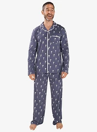 Peanuts Notch collar Long Sleeve Pajama Set