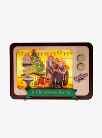 A Christmas Story Battery Operated LED Lighted Musical TV Table Piece
