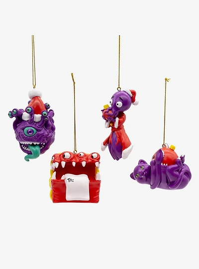Dungeons and Dragons Merry Monsters 4-Piece Ornament Set
