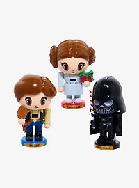 Star Wars Han Solo, Princess Leia, and Darth Vader Nutcracker 3-Piece Set
