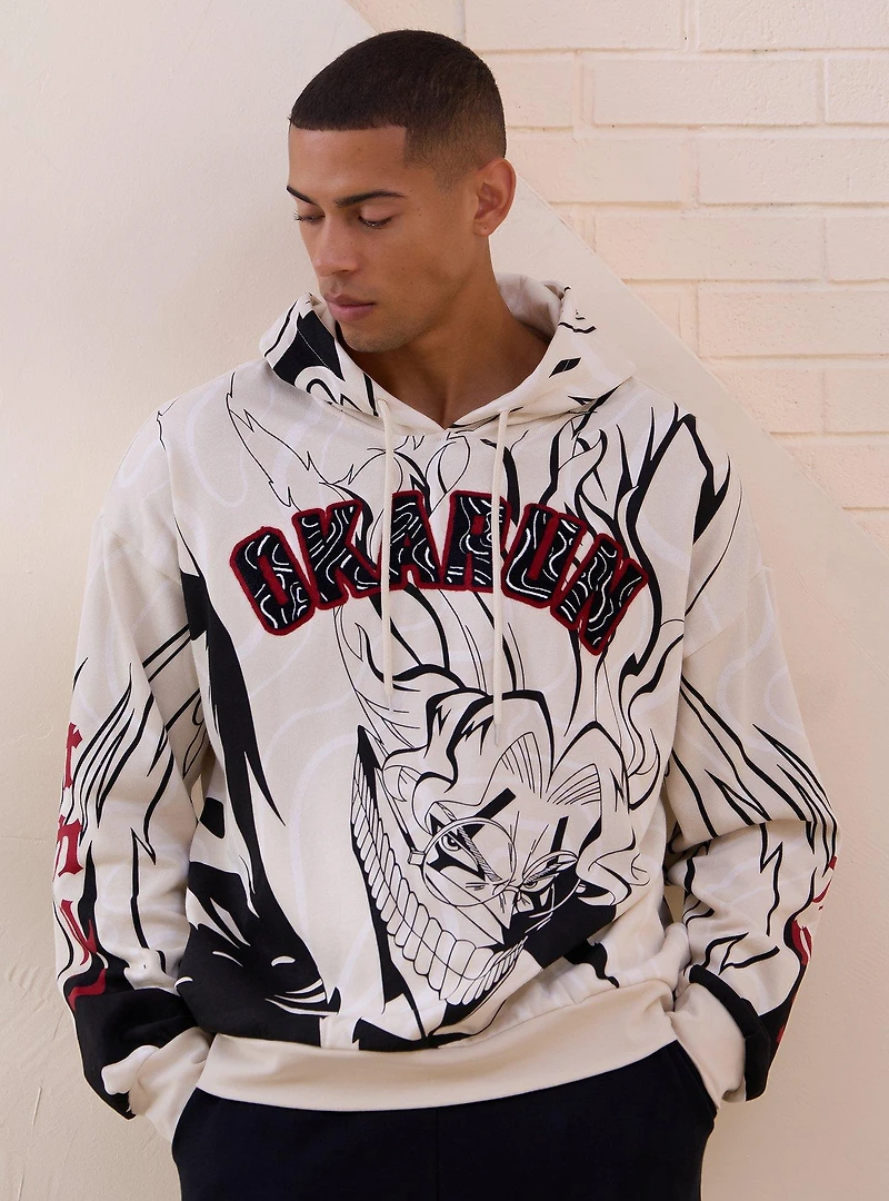 Dandadan Okarun Allover Print Hoodie - BoxLunch Exclusive