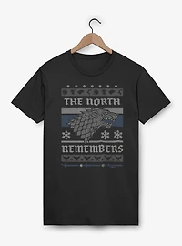 Game of Thrones The North Remembers Ugly Christmas Sweater Style T-Shirt