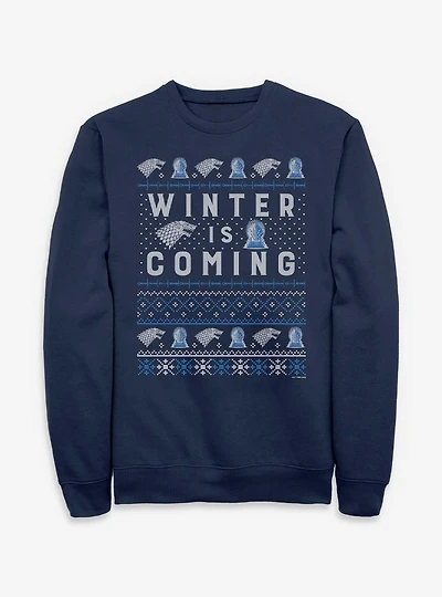 Game of Thrones Winter Is Coming Ugly Sweater Style Sweatshirt