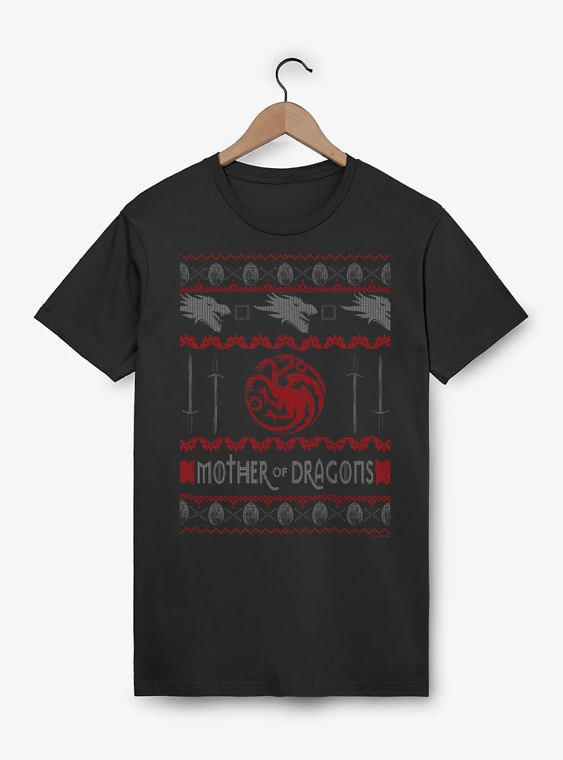 Game Of Thrones Mother Dragons Ugly Christmas Sweater Style T-Shirt