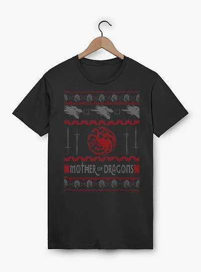 Game Of Thrones Mother Dragons Ugly Christmas Sweater Style T-Shirt