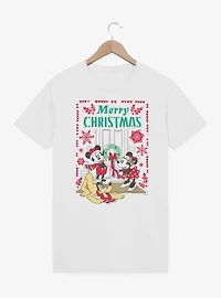 Disney Mickey Mouse & Minnie Xmas D?cor T-Shirt