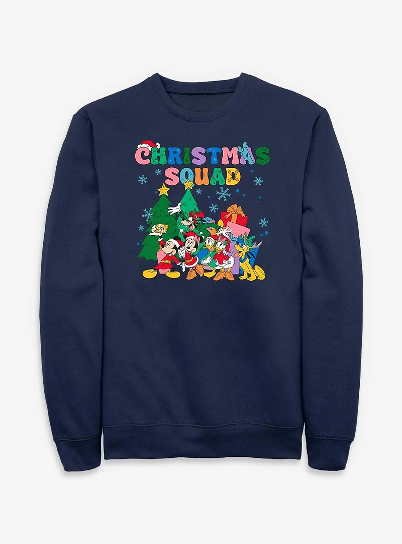 Disney Mickey Mouse & Friends Christmas Squad Sweatshirt