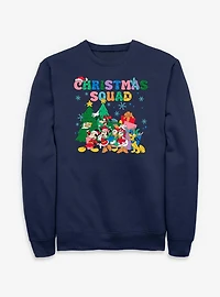 Disney Mickey Mouse & Friends Christmas Squad Sweatshirt