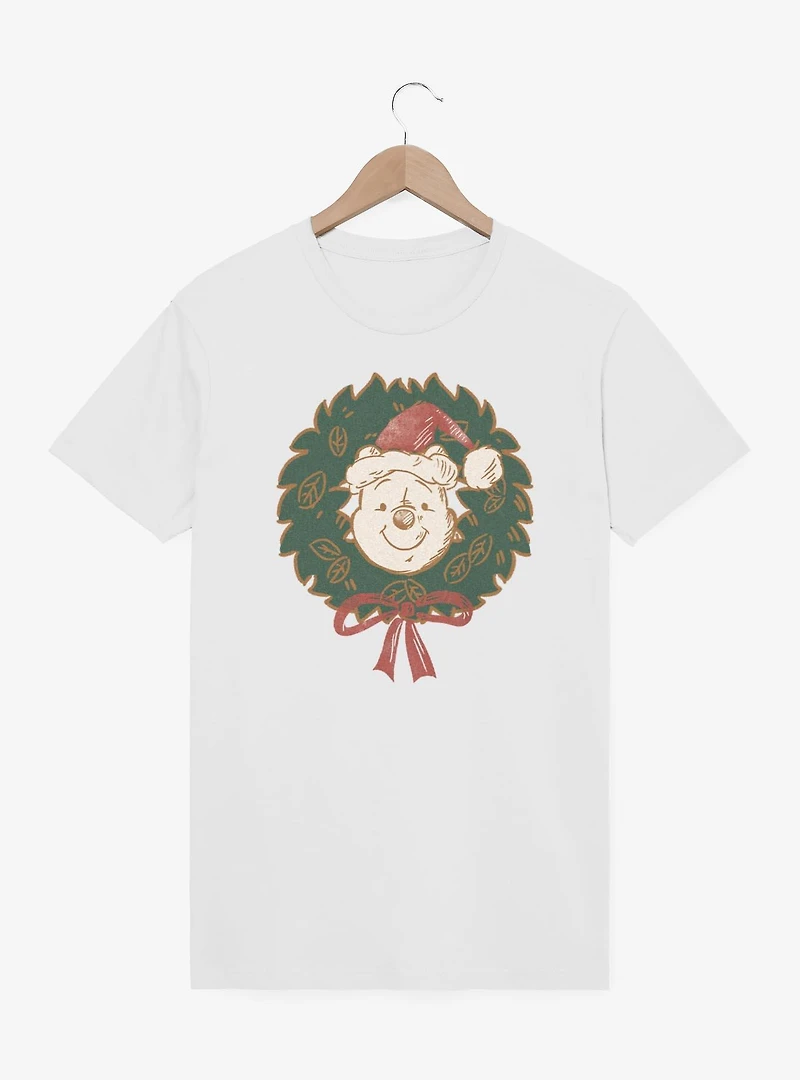 Disney Winnie The Pooh Christmas Wreath T-Shirt