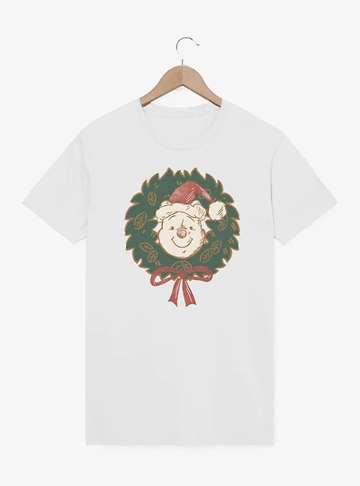 Disney Winnie The Pooh Christmas Wreath T-Shirt