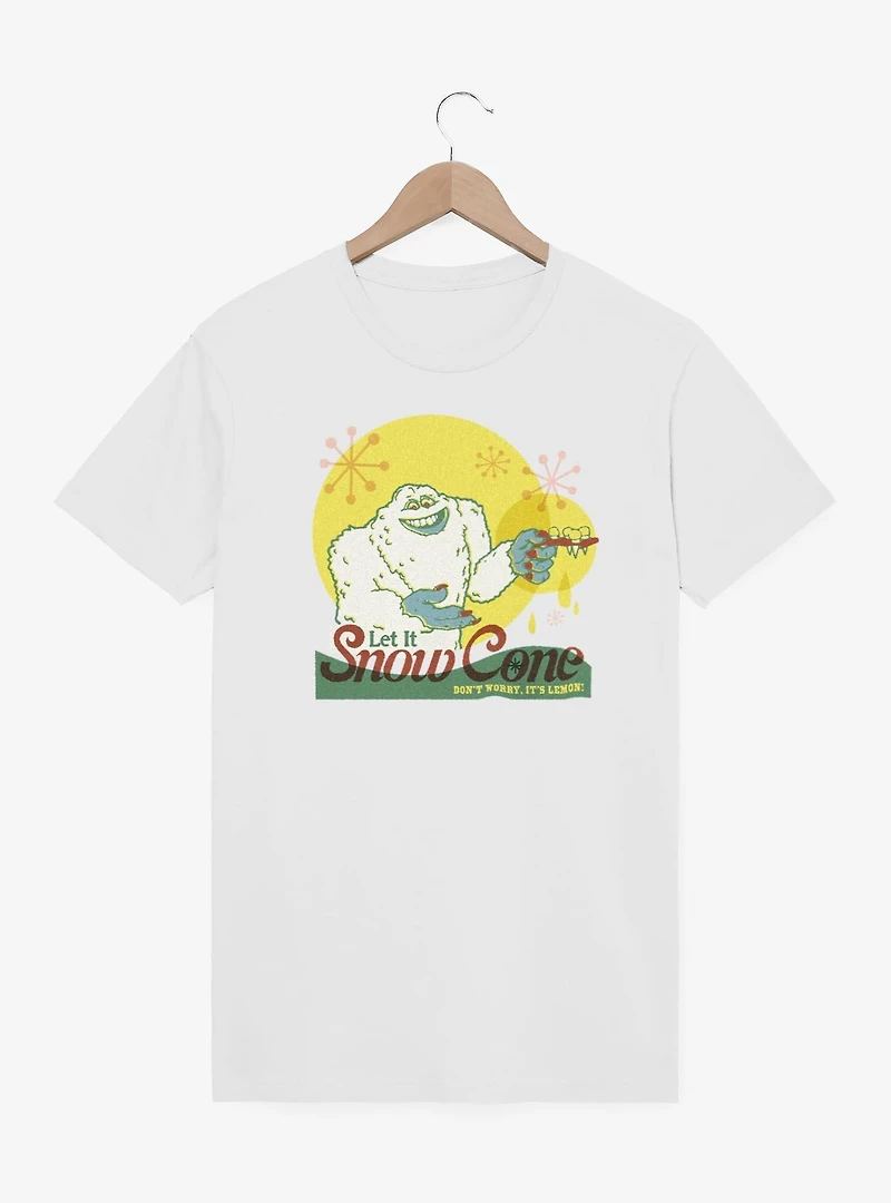 Disney Pixar Monsters University Let It Snow Cone Lemon T-Shirt