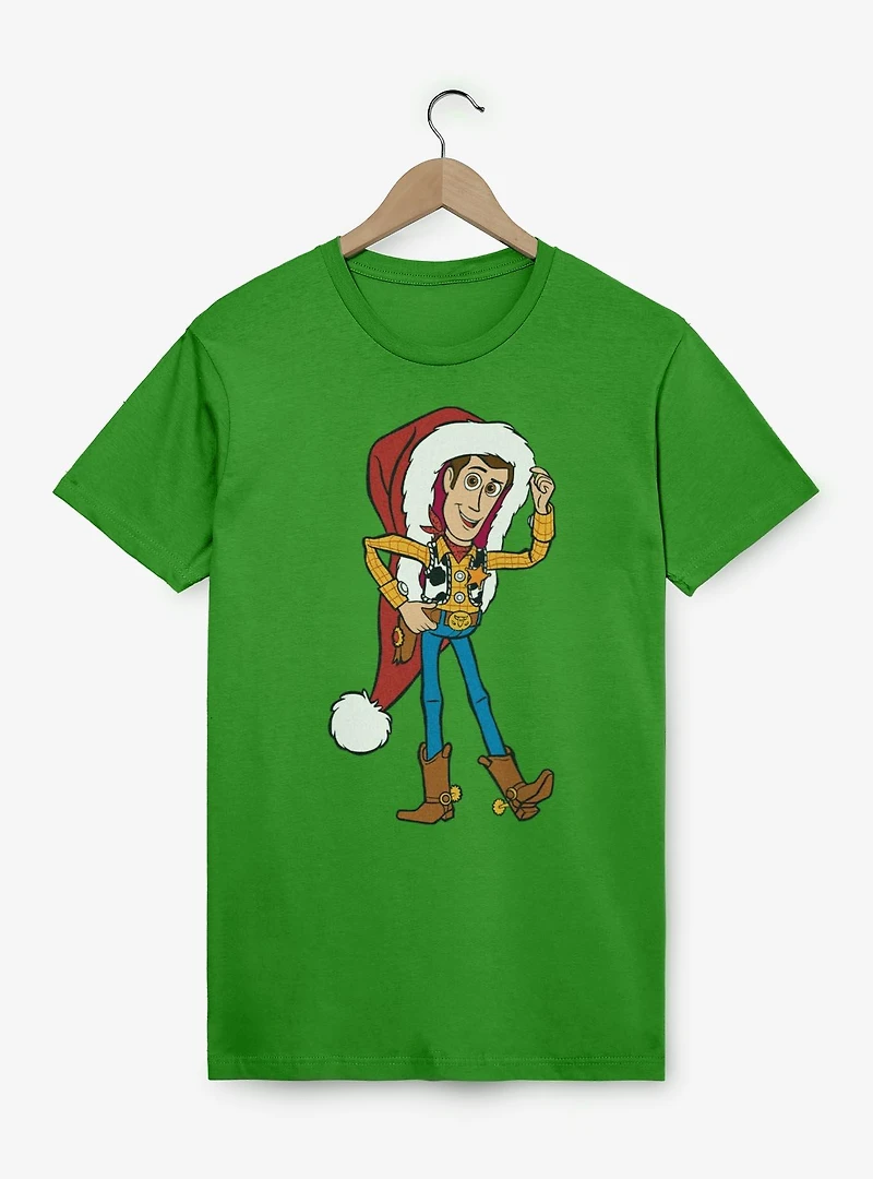 Disney Pixar Toy Story Woody Christmas Hat T-Shirt