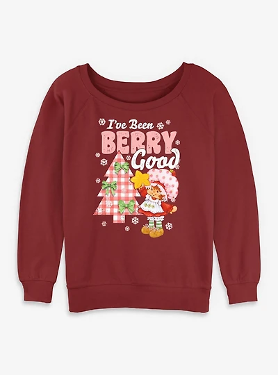 Strawberry Shortcake I've Been Berry Good Womens Slouchy Sweatshirt