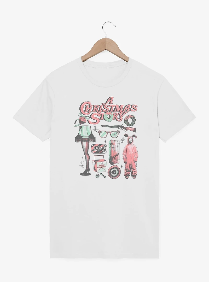 A Christmas Story Festive Icons T-Shirt