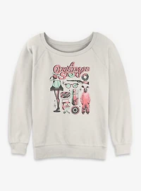A Christmas Story Festive Icons Womens Slouchy Sweatshirt