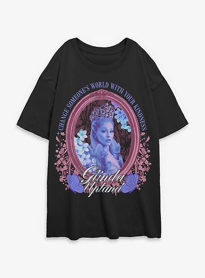 Wicked Glinda Be Kind Womens Oversized T-Shirt Box Lunch Exclusive