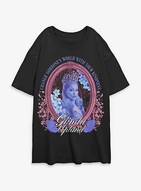 Wicked Glinda Be Kind Womens Oversized T-Shirt Box Lunch Exclusive
