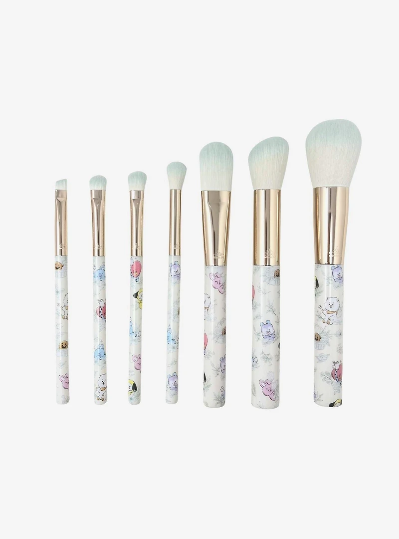 BT21 7-PC Makeup Brush Set