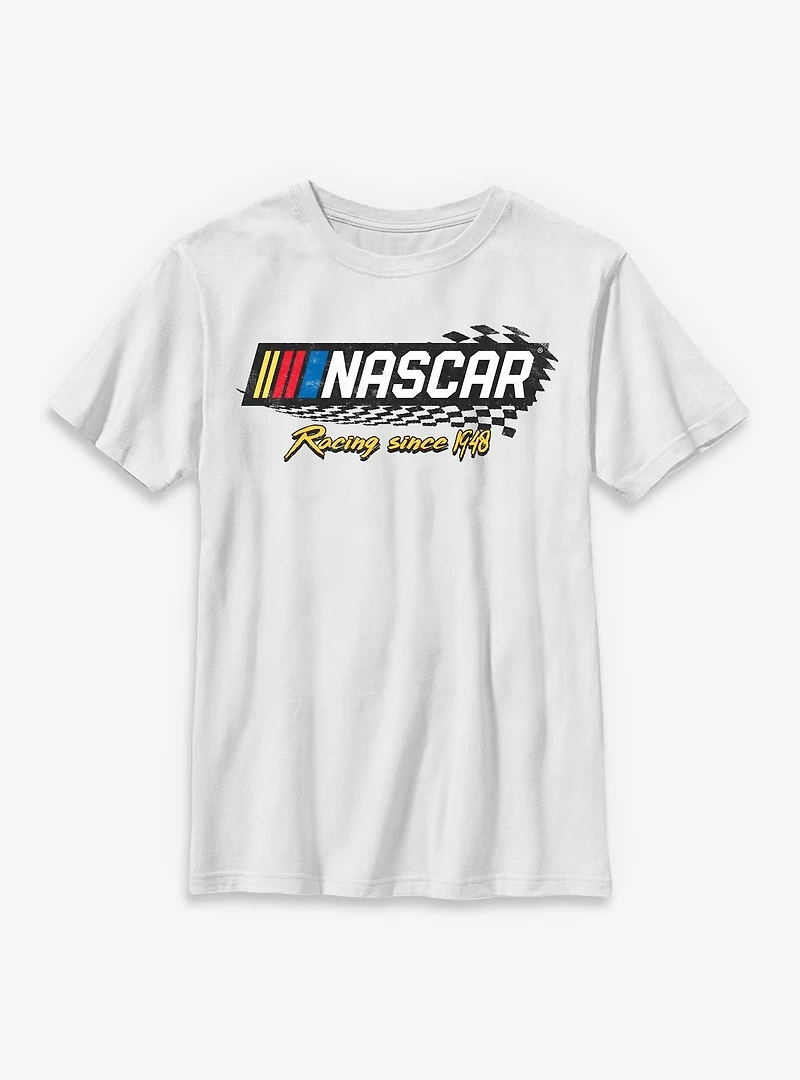 NASCAR Checker Racing Logo Youth T-Shirt
