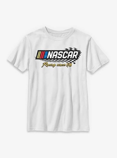 NASCAR Checker Racing Logo Youth T-Shirt