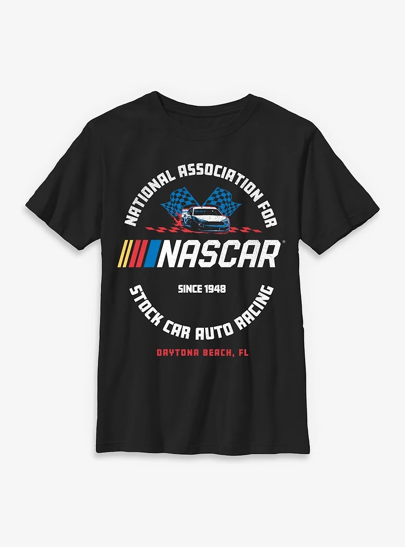 NASCAR Logo Flags Youth T-Shirt