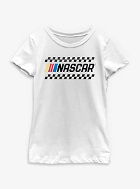 NASCAR Checkered Logo Youth Girls T-Shirt