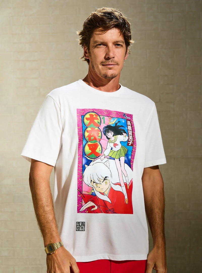 InuYasha Manga Cover T-Shirt — BoxLunch Exclusive