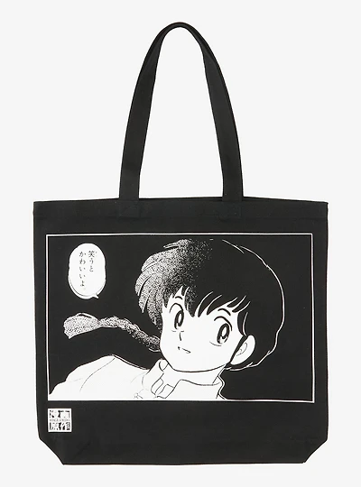 Ranma 1/2 Ranma Manga Panel Portrait Tote Bag - BoxLunch Exclusive
