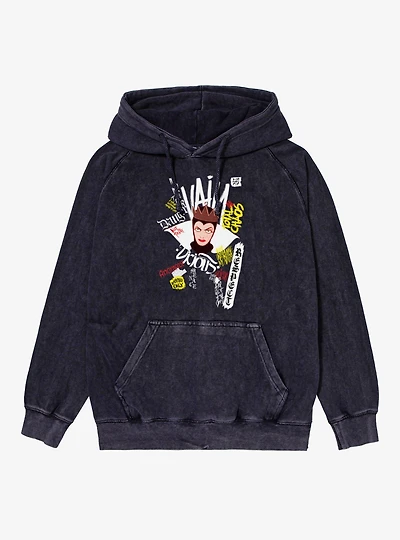 Disney Villains Snow White Evil Queen Graffiti Mineral Wash Hoodie Box Lunch Exclusive