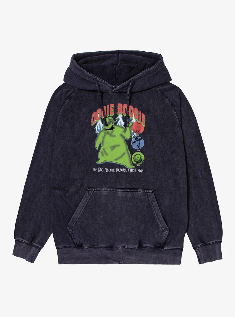 Disney The Nightmare Before Christmas Oogie Boogie Mineral Wash Hoodie Box Lunch Exclusive