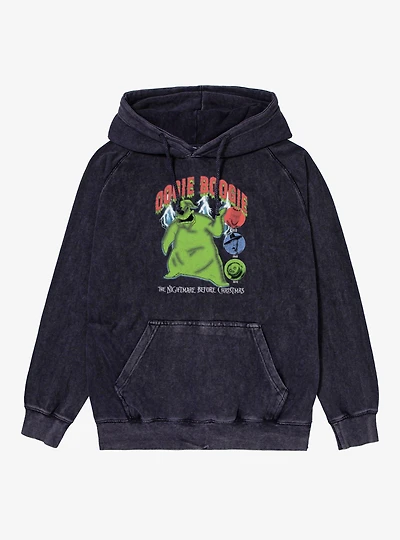 Disney The Nightmare Before Christmas Oogie Boogie Mineral Wash Hoodie Box Lunch Exclusive