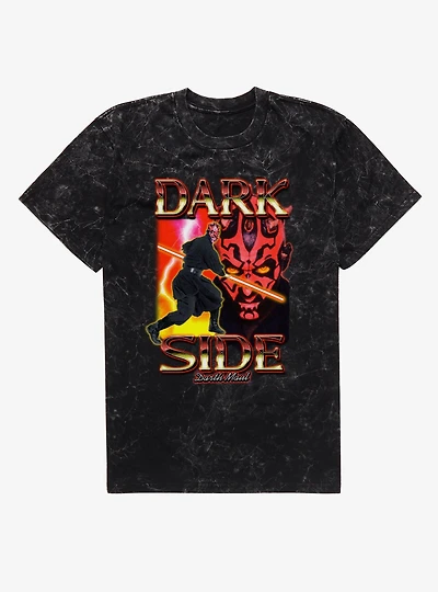 Star Wars Dark Side Darth Maul Mineral Wash T-Shirt Box Lunch Exclusive
