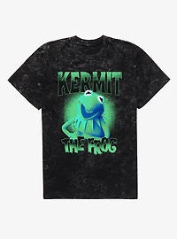 Disney The Muppets Kermit Frog Street Gradient Mineral Wash T-Shirt Box Lunch Exclusive