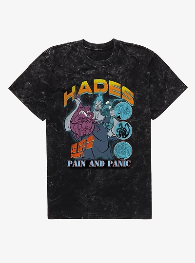 Disney Hercules Hades Pain and Panic Mineral Wash T-Shirt Box Lunch Exclusive