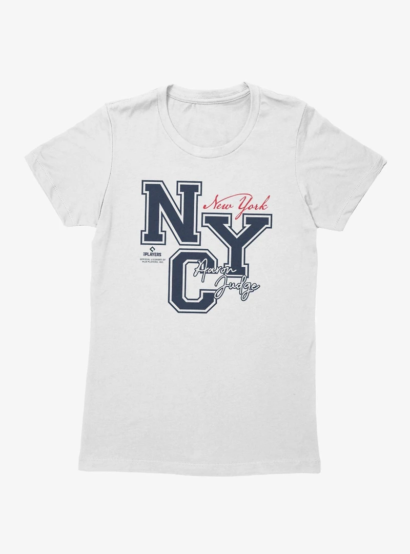 MLB New York NYC Yankees Aaron Judge Womens T-Shirt Box Lunch Exclusive