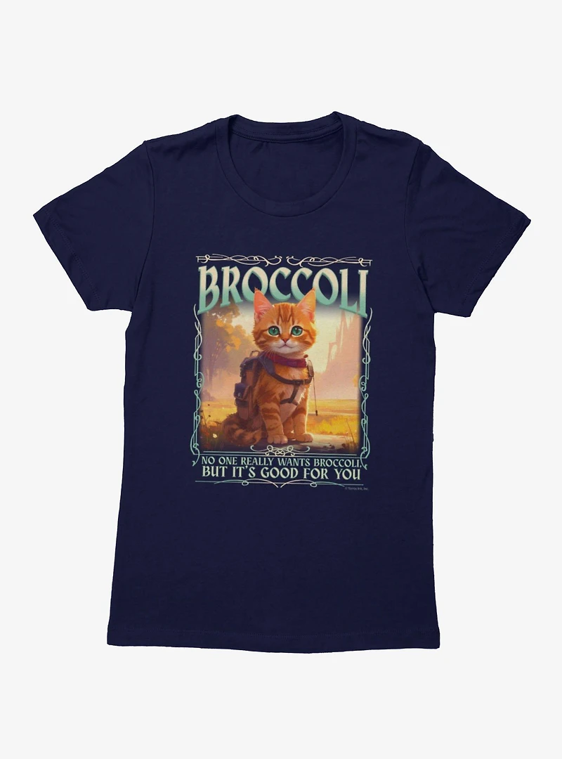 Fourth Wing Broccoli Portrait Womens T-Shirt Box Lunch Exclusive