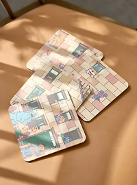 Sesame Street Building Scenes Coaster Set - BoxLunch Exclusive