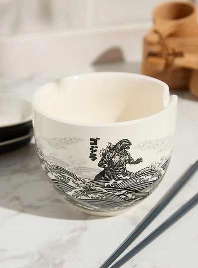 Godzilla Wave Ramen Bowl Set — BoxLunch Exclusive