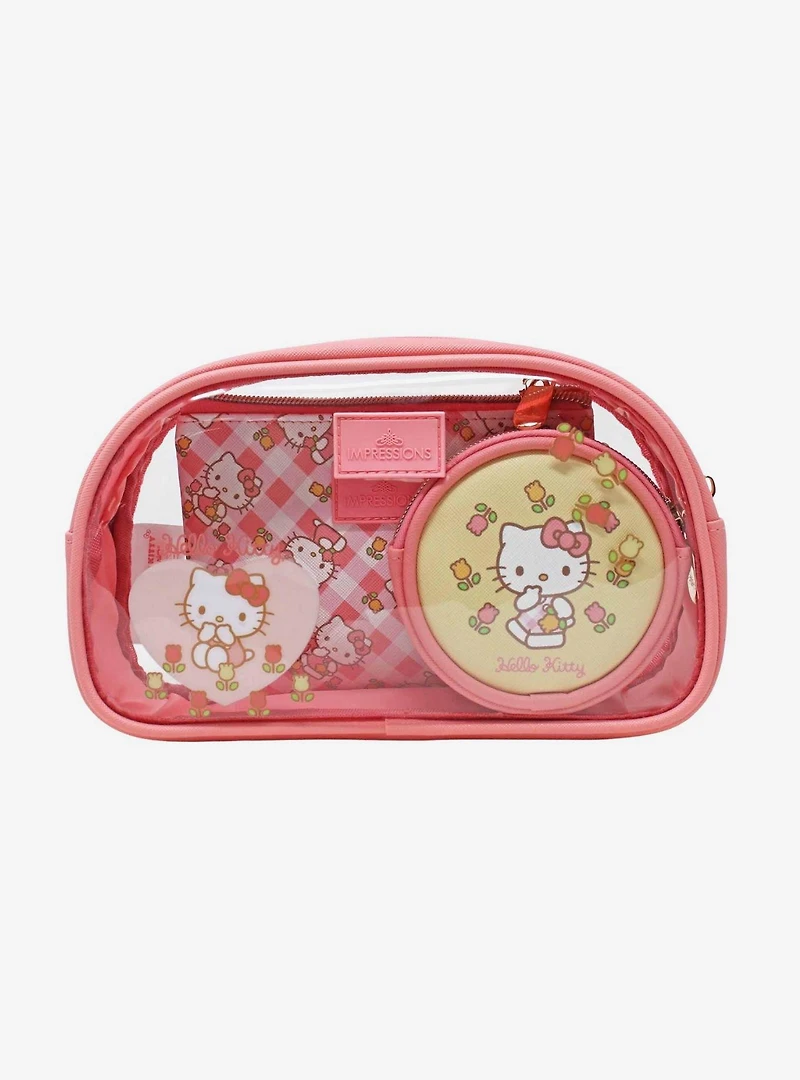 Sanrio Hello Kitty 3-PC Makeup Bag Set