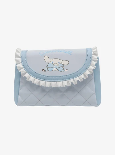 Sanrio Cinnamoroll "Lovely Ribbon" Ruffled Cosmetic Pouch
