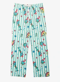 SpongeBob SquarePants Striped Allover Print Sleep Pants — BoxLunch Exclusive
