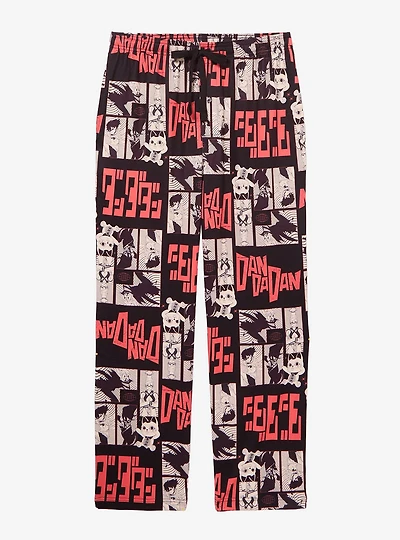 Dandadan Grid Allover Print Sleep Pants — BoxLunch Exclusive